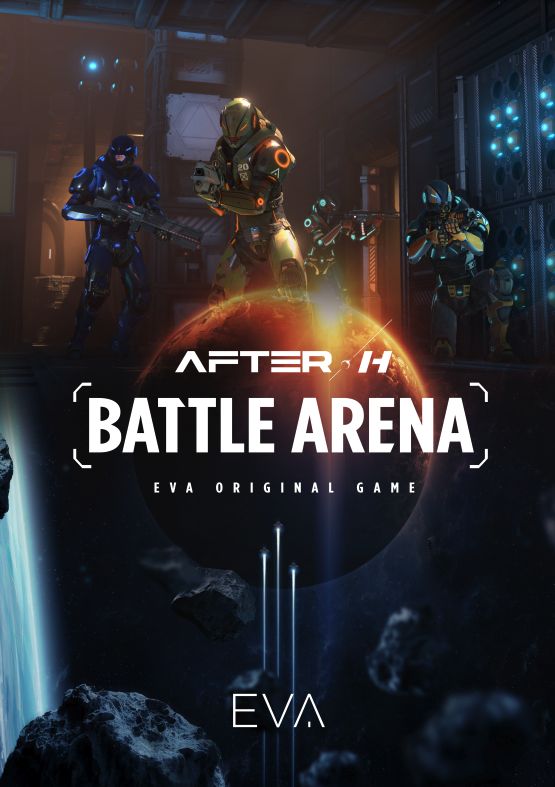 A selection of EVA's proprietary Battle Arena, Moon of the Dead, and Karting game worlds